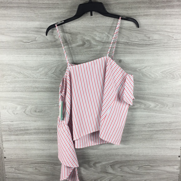 Abound Seersucker & Ruffle Panel Tank Top - Picture 5 of 7